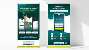 Dynamic Banner Designs for Book My Sport