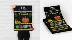 TOC Café – Promotional Pamphlet Design