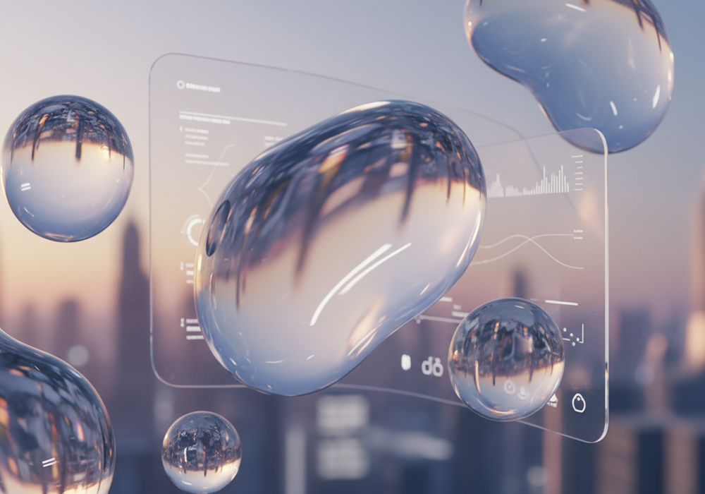 liquid glass design trend 2025