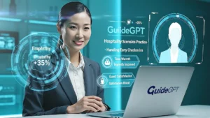 Don’t be that Receptionist | GuideGPT | AI Advertisement