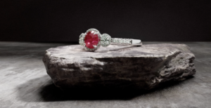 3D Jewellery Advertisement | 3D Ruby Stone Ring Animation