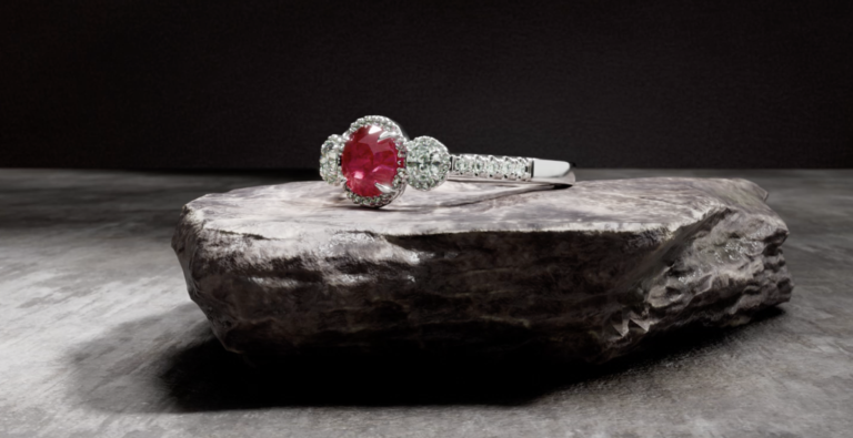 3D Jewellery Advertisement | 3D Ruby Stone Ring Animation